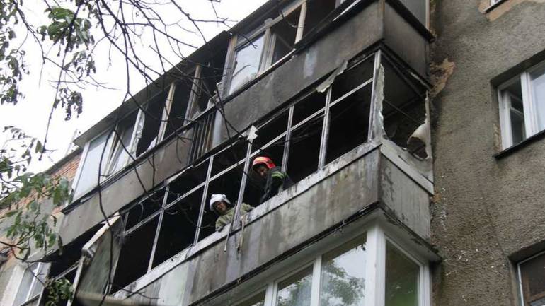 У Вінниці горів балкон п&rsquo;ятиповерхового будинку