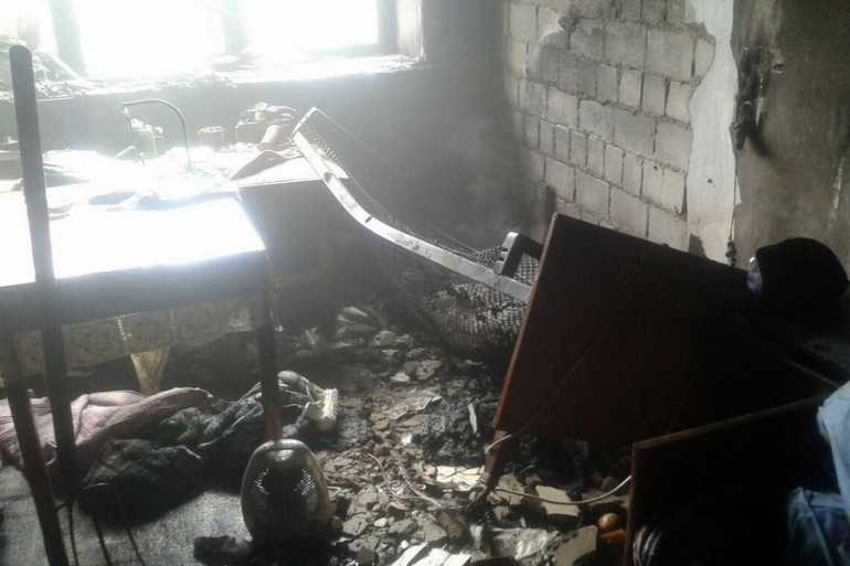 пожежа в гуртожитку в Тульчині фото
