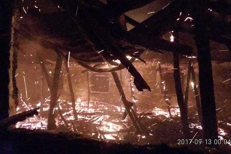 пожежа в Хмільницькому районі фото