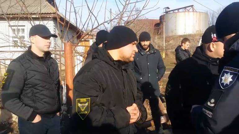сутички у Тростянці фото