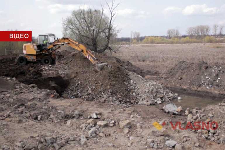 будівництво Вишенського озера фото