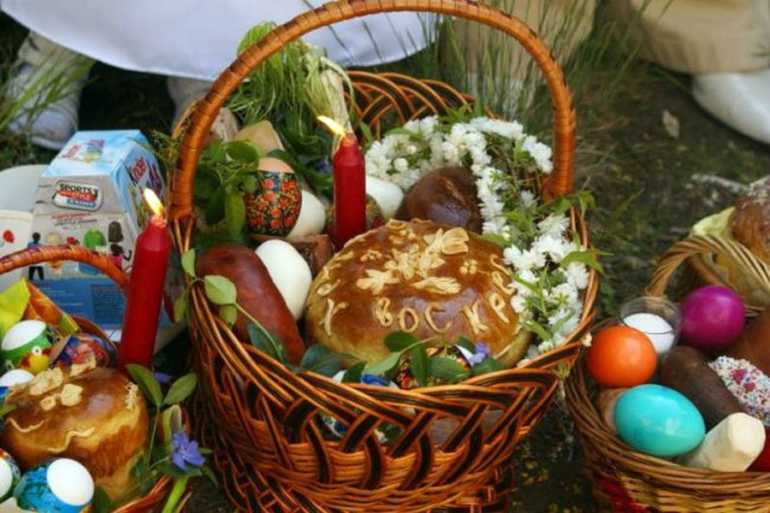 великодній кошик фото