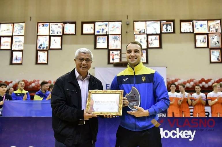 Вінничанин  отримав нагороду кращого голкіпера Євро з індорхокею