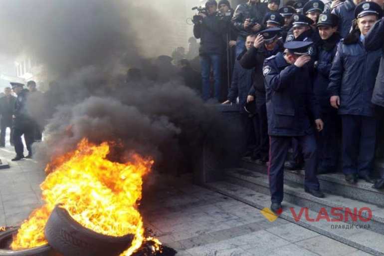 протест за відставку Антона Шевцова у Вінниці фото