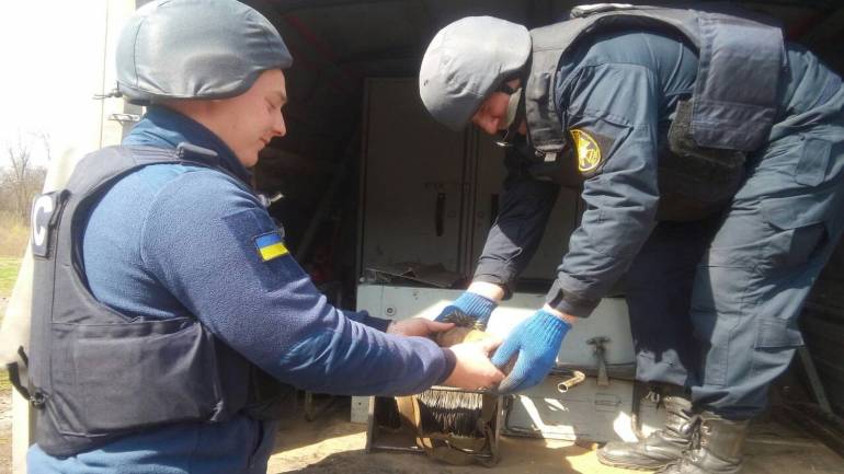 На Вінниччині знищили вісім артснарядів