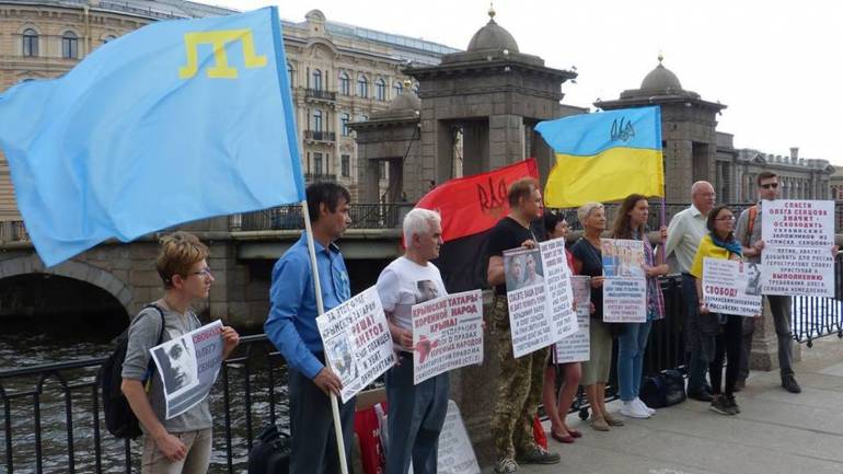 У Москві відбулись пікети на підтримку українських політв&rsquo;язнів