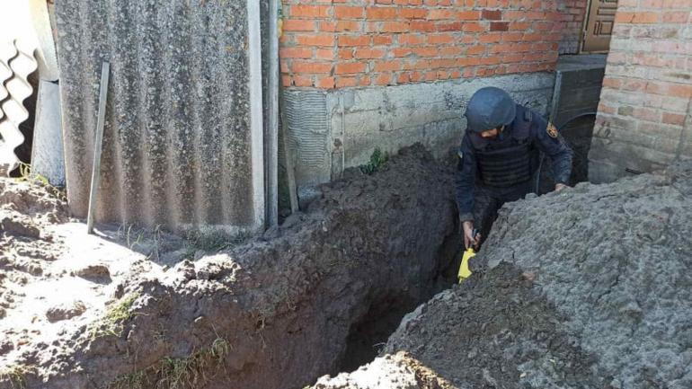 У селі на Вінниччині виявили снаряд часів Другої світової війни