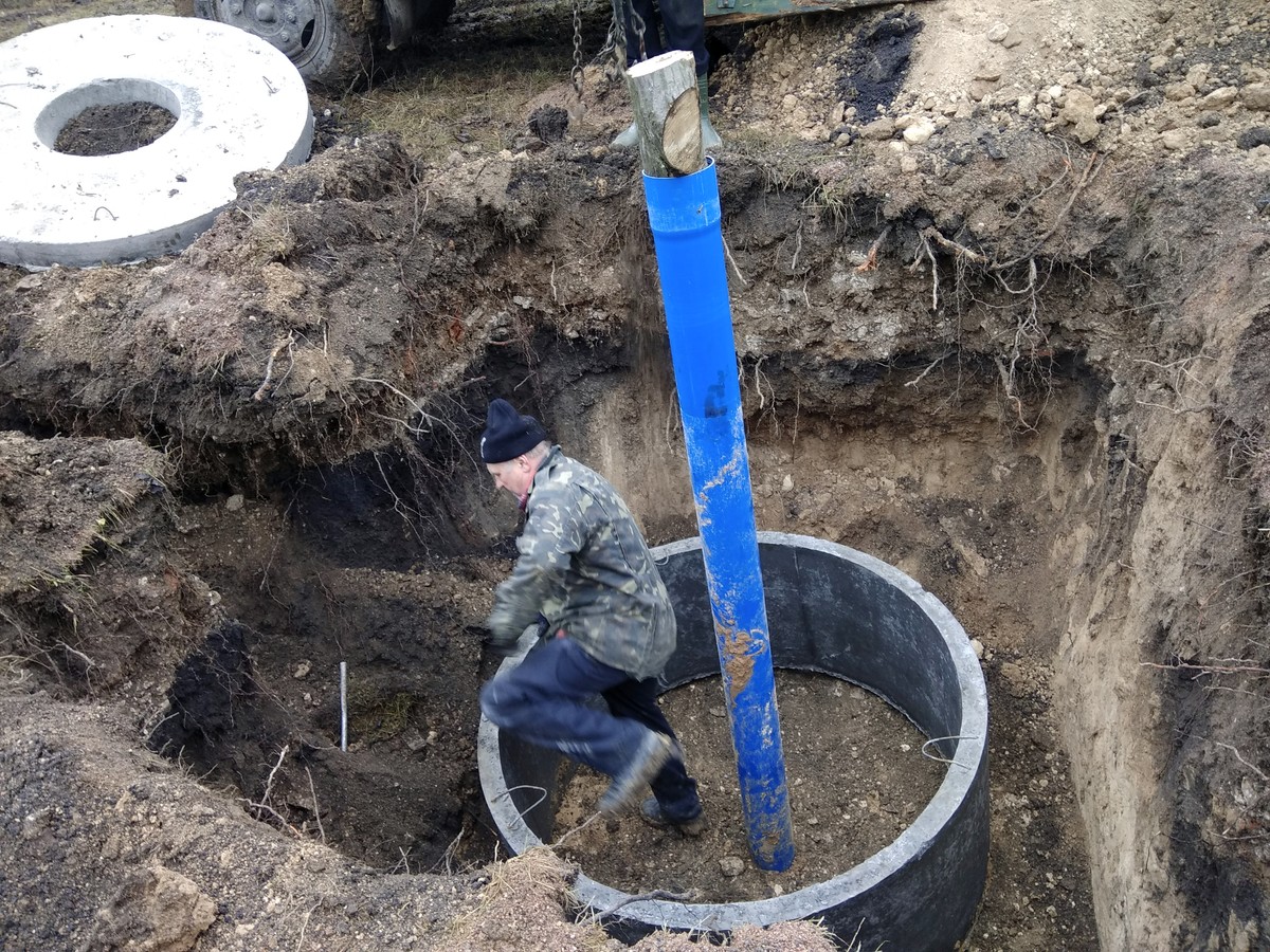 водогін у селі Велика Киріївка фото