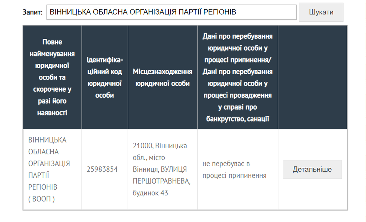 Screenshot Partiya Regioniv-1