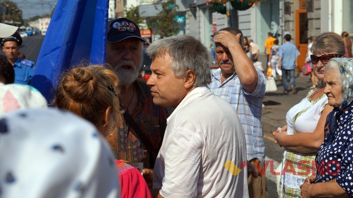 мітинг проти децентралізації у Вінниці фото