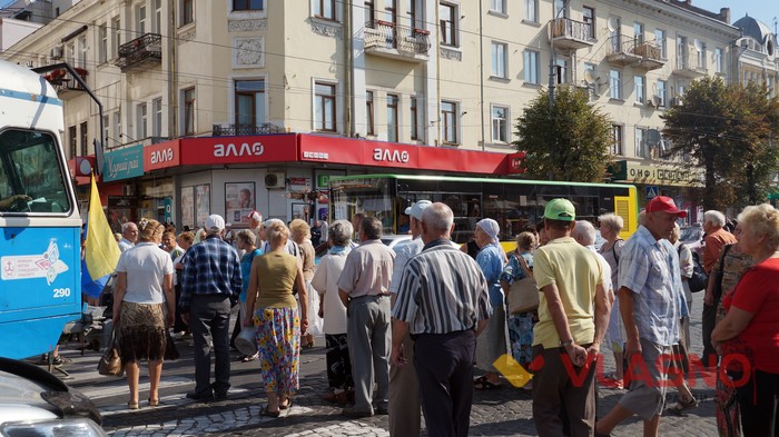 мітинг проти децентралізації у Вінниці фото