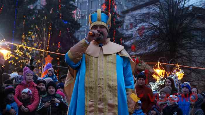 відкриття резиденції Діда Мороза у Вінниці фото