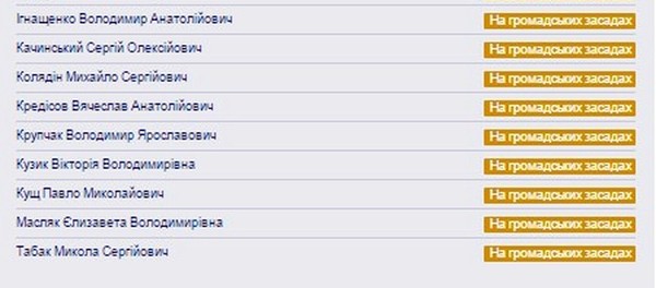 помічники Анатолія Матвієнка фото
