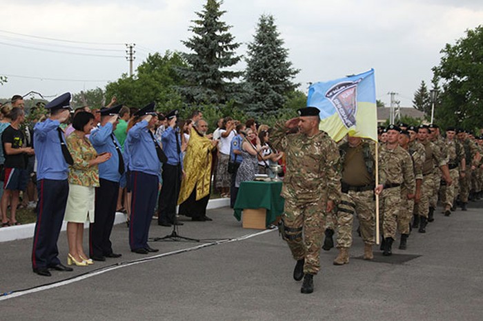 Чотирнадцятий зведений загін вінницьких міліціонерів відправився у зону АТО фото
