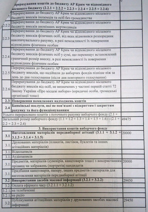 витрати Людмили Щербаківської на вибори у Вінниці фото