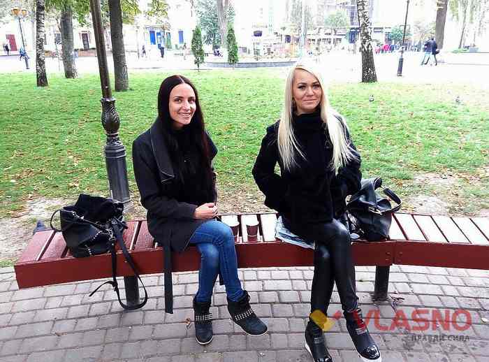 опитування до Дня захисика Вітчизни - вінничанки Марина та Олена фото