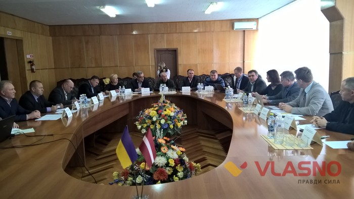 латвійська делегація у Вінниці фото