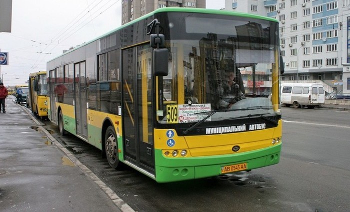 вінницькі муніципальні автобуси фото