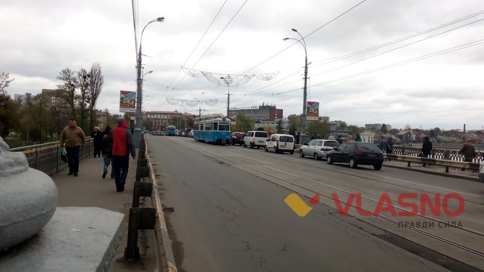 обрив електропроводів у Вінниці фото