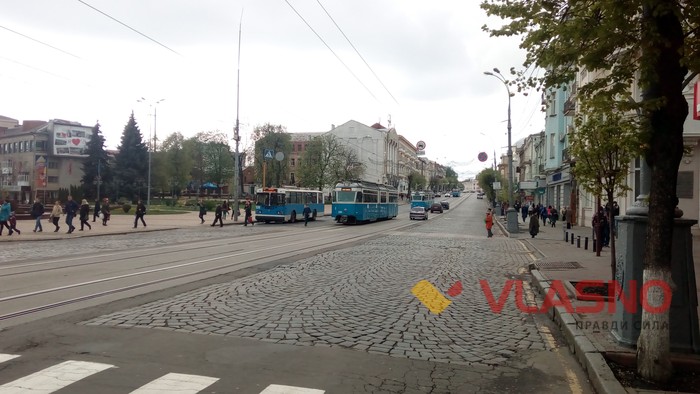 обрив електропроводів у Вінниці фото