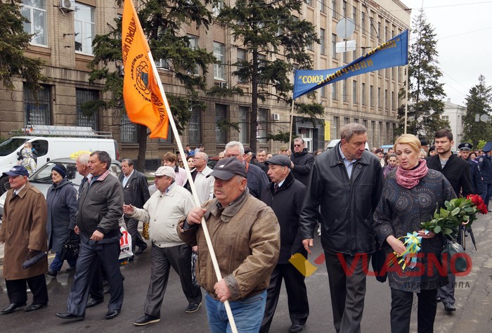 вшанування чорнобильців у Вінниці фото