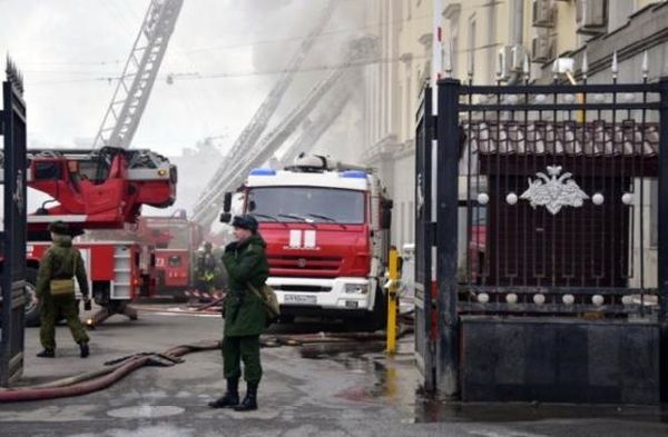 пожежа у будівлі Міноборони у Москві-2