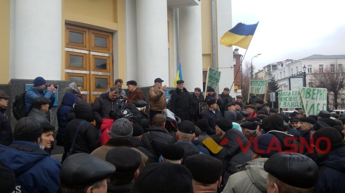 пікет міліціонерів у Вінниці фото