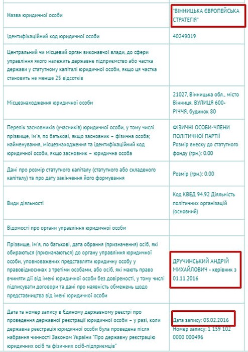 Вінницька європейська стратегія фото
