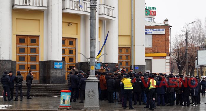 «Ми не віримо Авакову та його команді!», — екс-міліціонери протестували у Вінниці