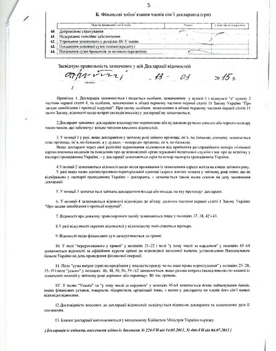 декларація Бориса Гройсмана фото