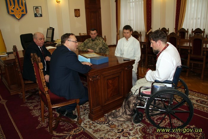 латвієць Юріс Вайсбеккер отримав нагороду у Вінниці фото