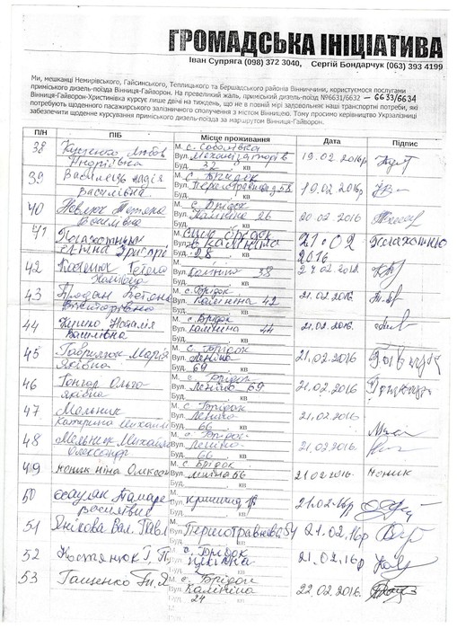 потяг Вінниця - Гайворон фото