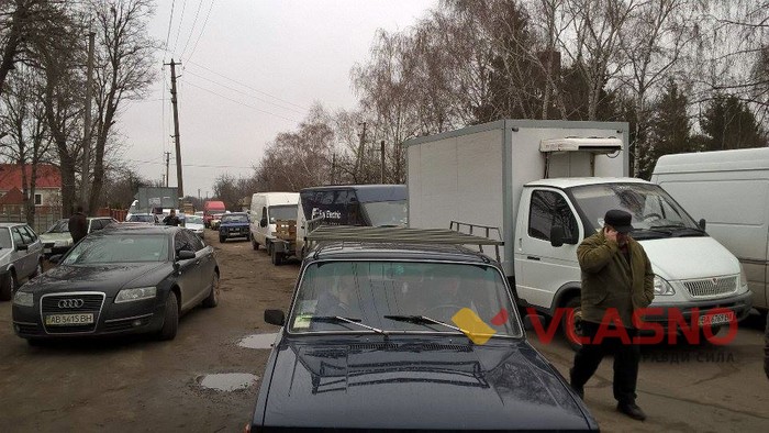 протест на Бершадській трасі фото