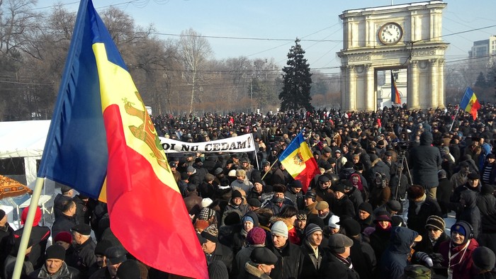 протести у Молдові фото