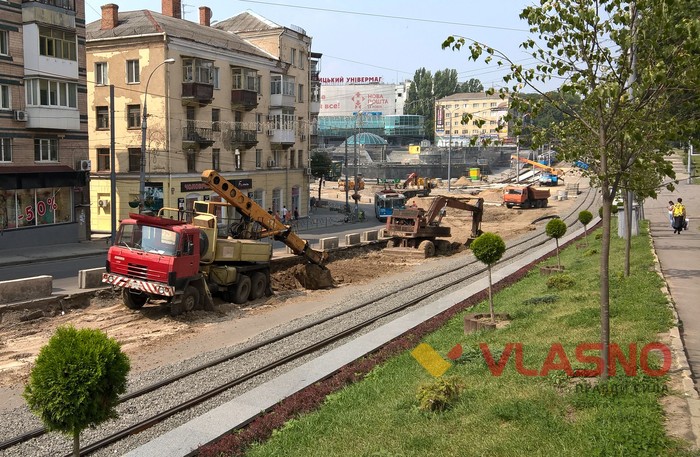 реконструкція площі Гагаріна у Вінниці фото
