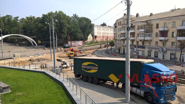 реконструкція площі Гагаріна у Вінниці фото