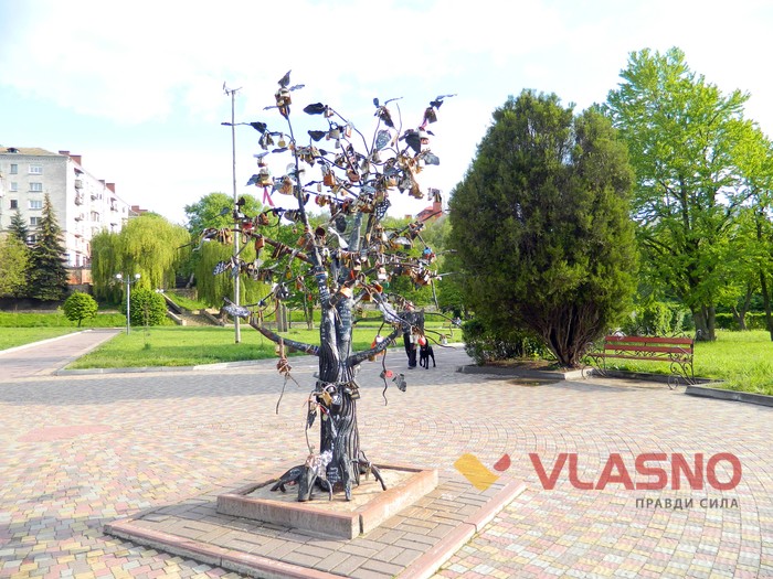 "Дерево щастя" в Тернополі фото