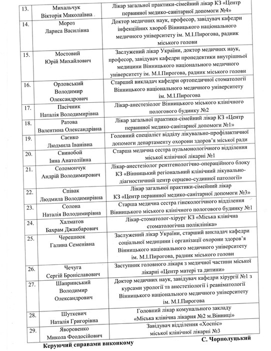 преміювання вінницьких лікарів фото