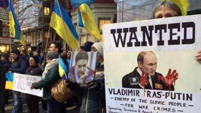 акція на підтримку Надії Савченко в Лондоні фото