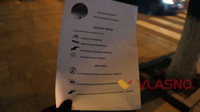 протест під вінницькою поліцією фото