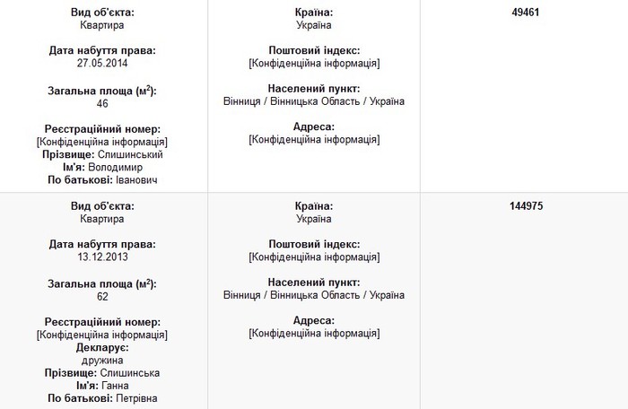 майно Володимира Слишинський фото