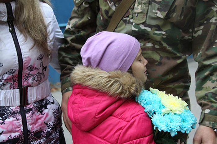 поліцейські повернулися із зони АТО фото