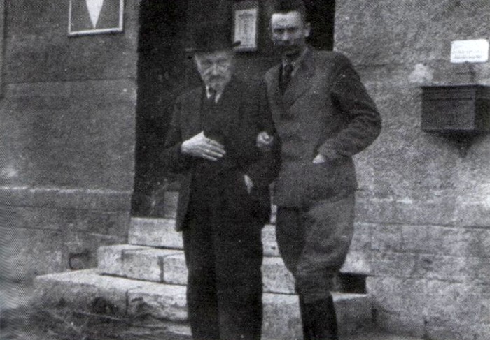 Бульба-Боровець разом із Президентом УНР Андрієм Лівицьким у 1947 році фото