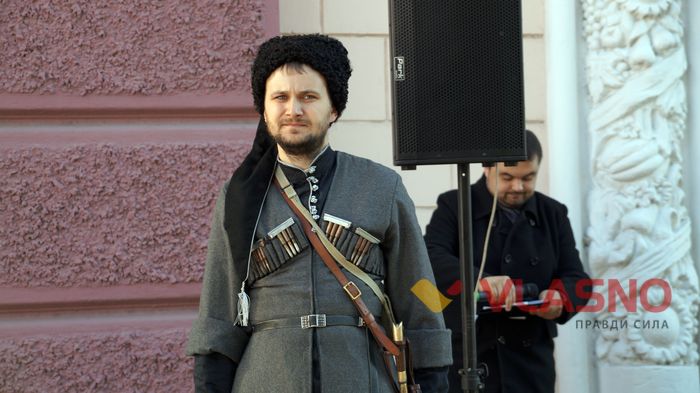 Із почесною вартою минулого століття відкривали пам'ятну дошку галицьким воїнам у Вінниці 