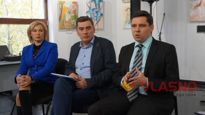 брифінг Дмитра Добродомова у Вінниці фото