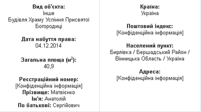 церква матвієнка скрін-1