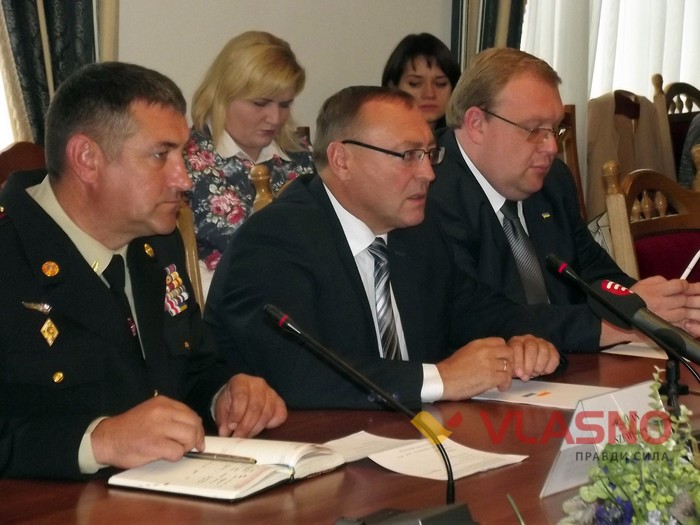 делегація польських пожежників у Вінниці фото