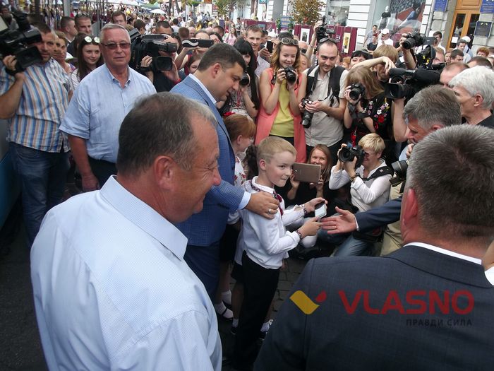 Порошенко та Гройсман на День міста у Вінниці фото