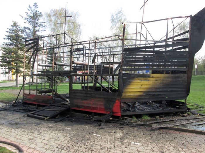 пожежа на набережній у Вінниці фото