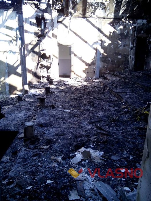 пожежа у церкві баптистів у Вінниці фото